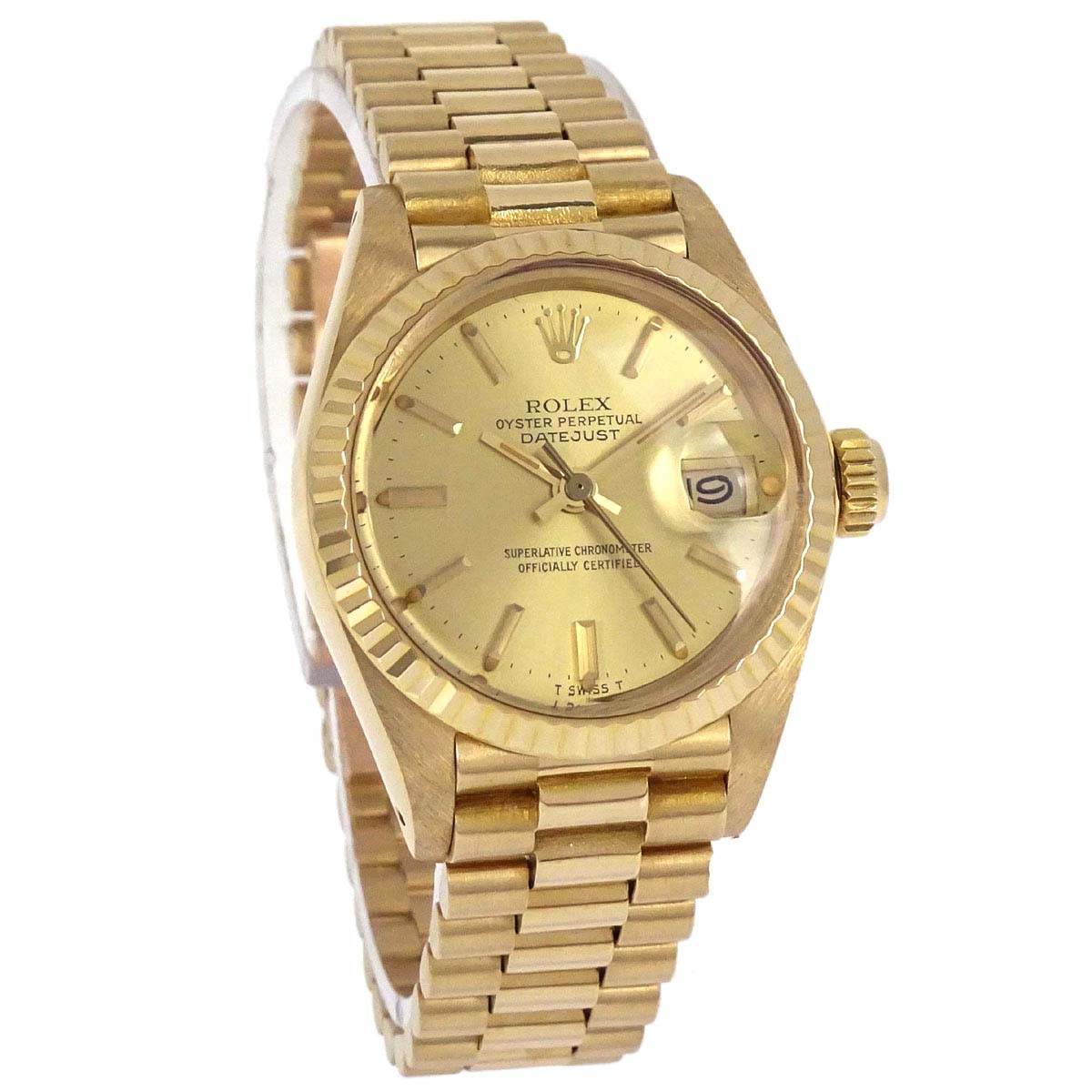 Rolex Oyster Perpetual Datejust Ref.6917 26mm Watch 18KYG Self-winding
