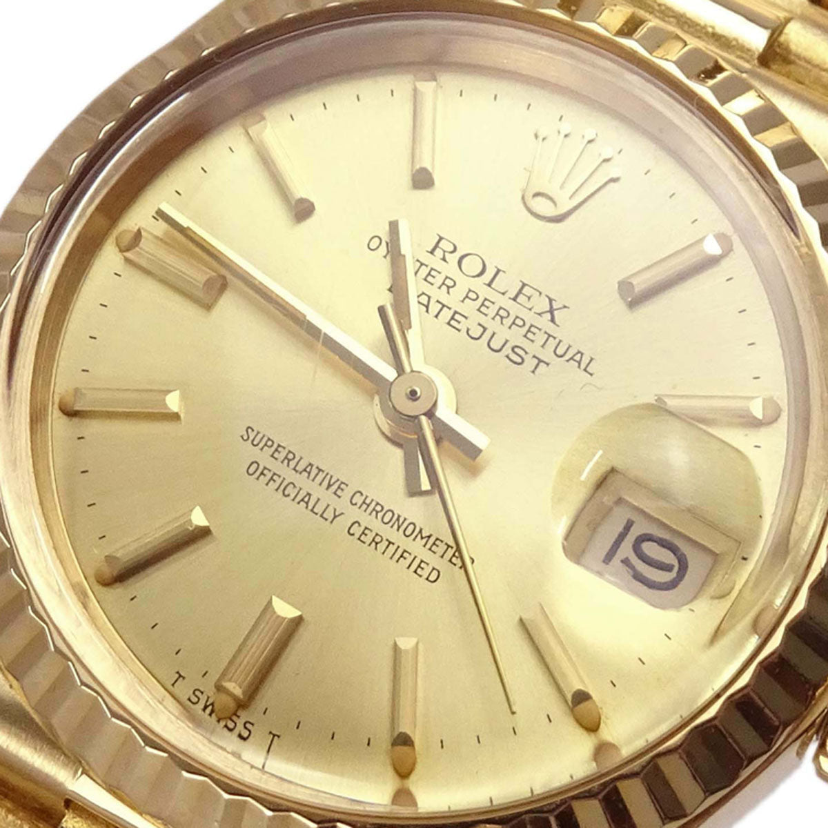 Rolex Oyster Perpetual Datejust Ref.6917 26mm Watch 18KYG Self-winding