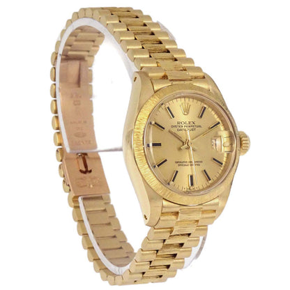Rolex Oyster Perpetual Datejust Ref.6927 26mm Watch 18KYG Self-winding