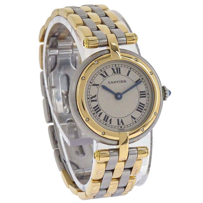 Cartier Panthere Vendome SM 3-Row 24mm Ref.1057920 Quartz Watch 18KYG SS