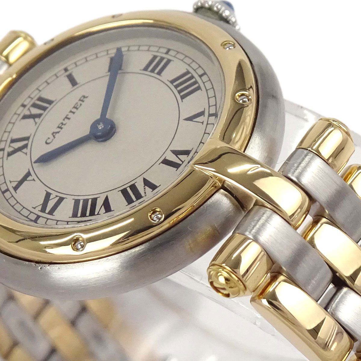 Cartier Panthere Vendome SM 3-Row 24mm Ref.1057920 Quartz Watch 18KYG SS