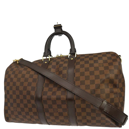 Louis Vuitton Damier Keepall Bandouliere 45 Duffle Bag N41428