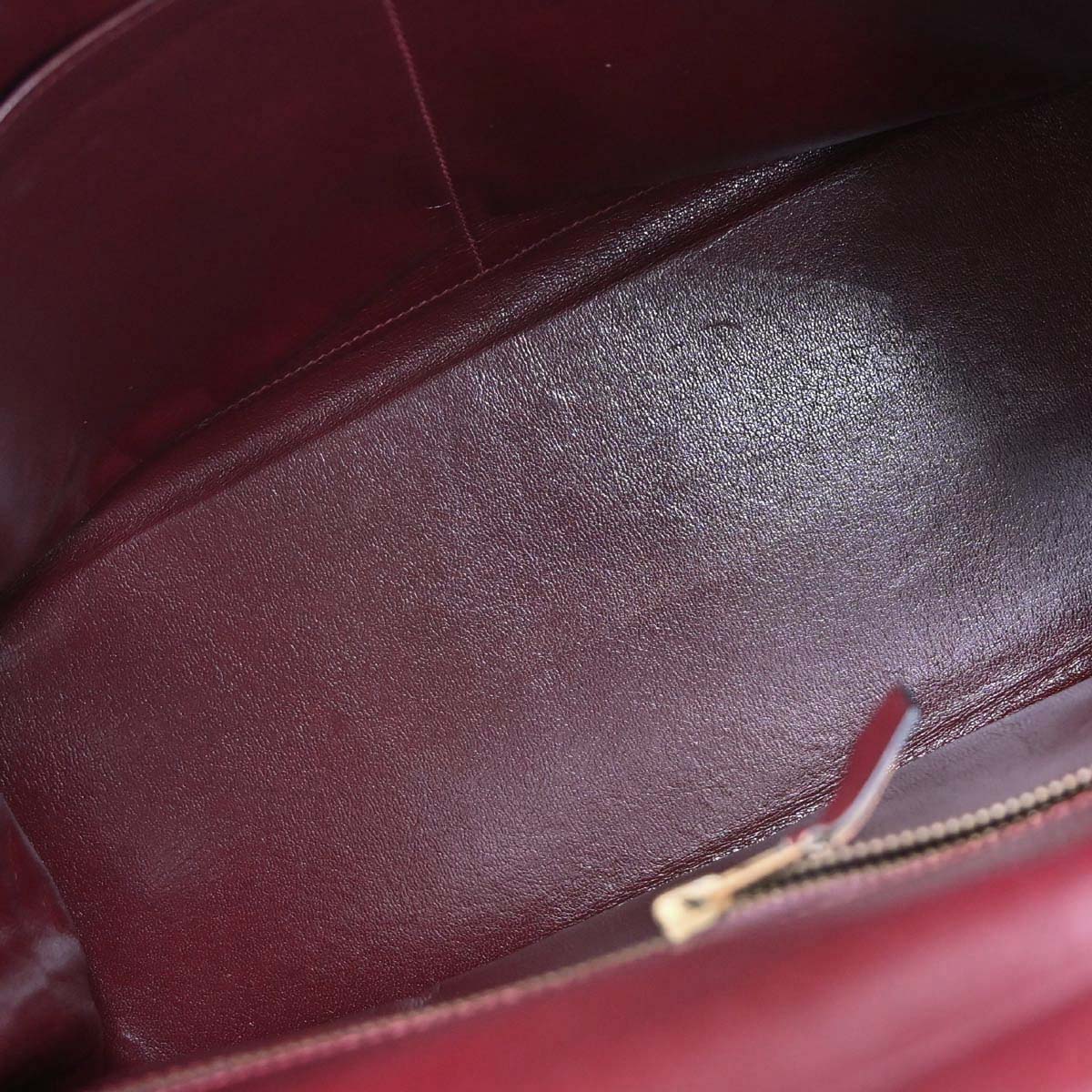 Hermes Bordeaux Box Calf Kelly 35 Retourne Handbag