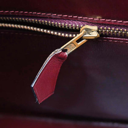 Hermes Bordeaux Box Calf Kelly 35 Retourne Handbag