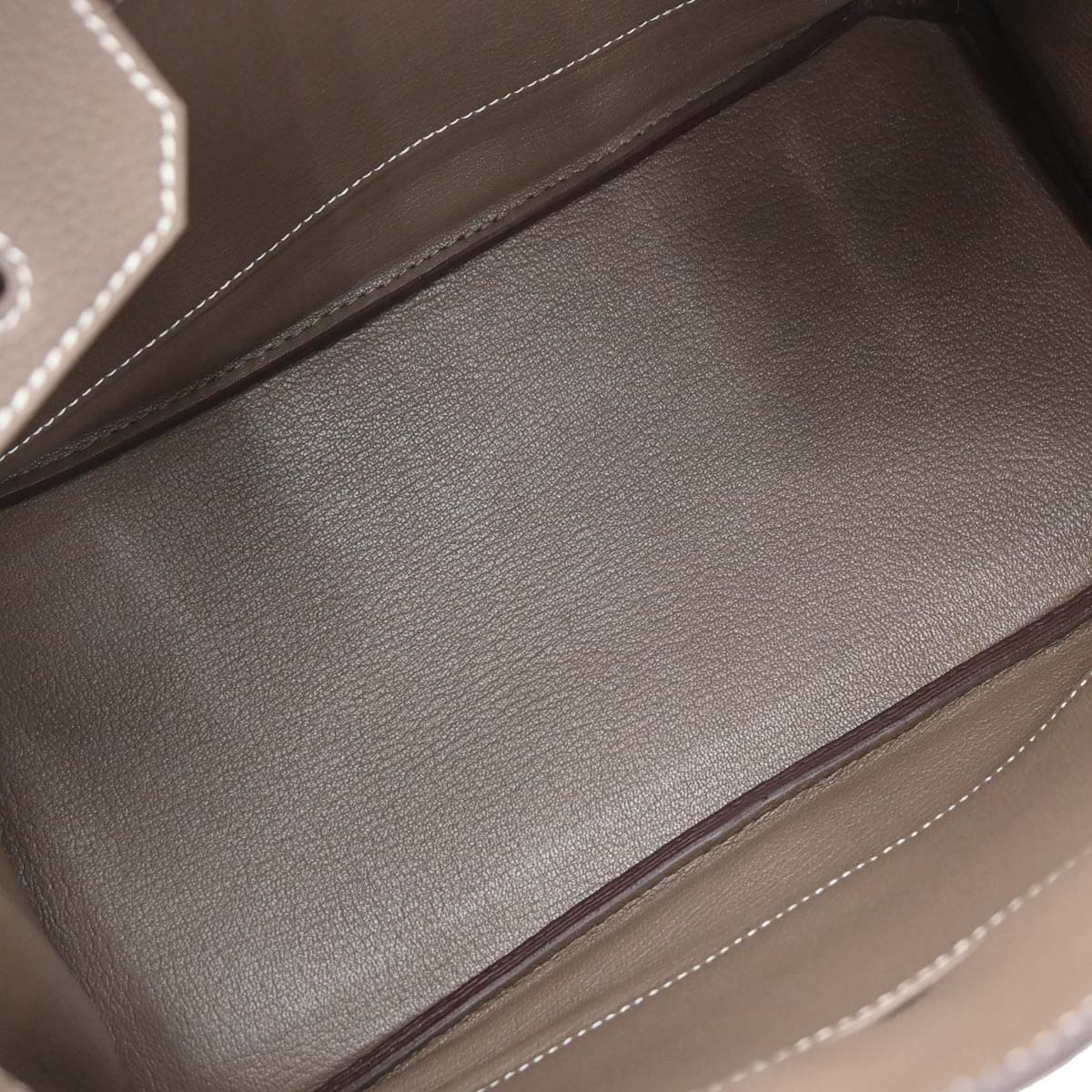 Hermes Etoupe Gray Togo Birkin 30 Handbag
