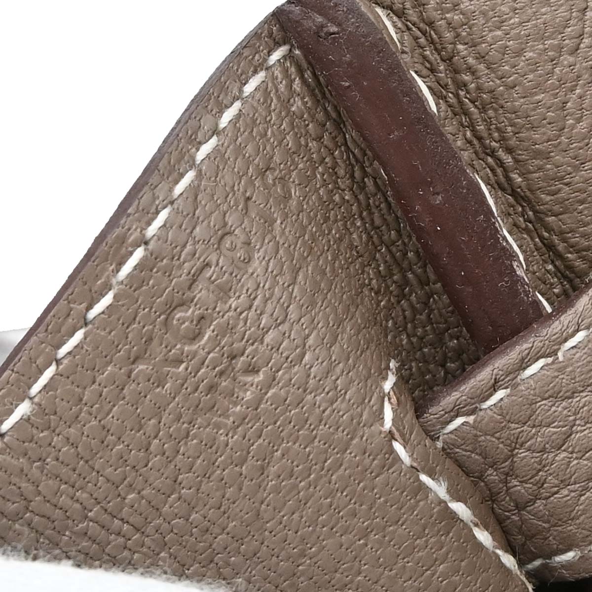 Hermes Etoupe Gray Togo Birkin 30 Handbag
