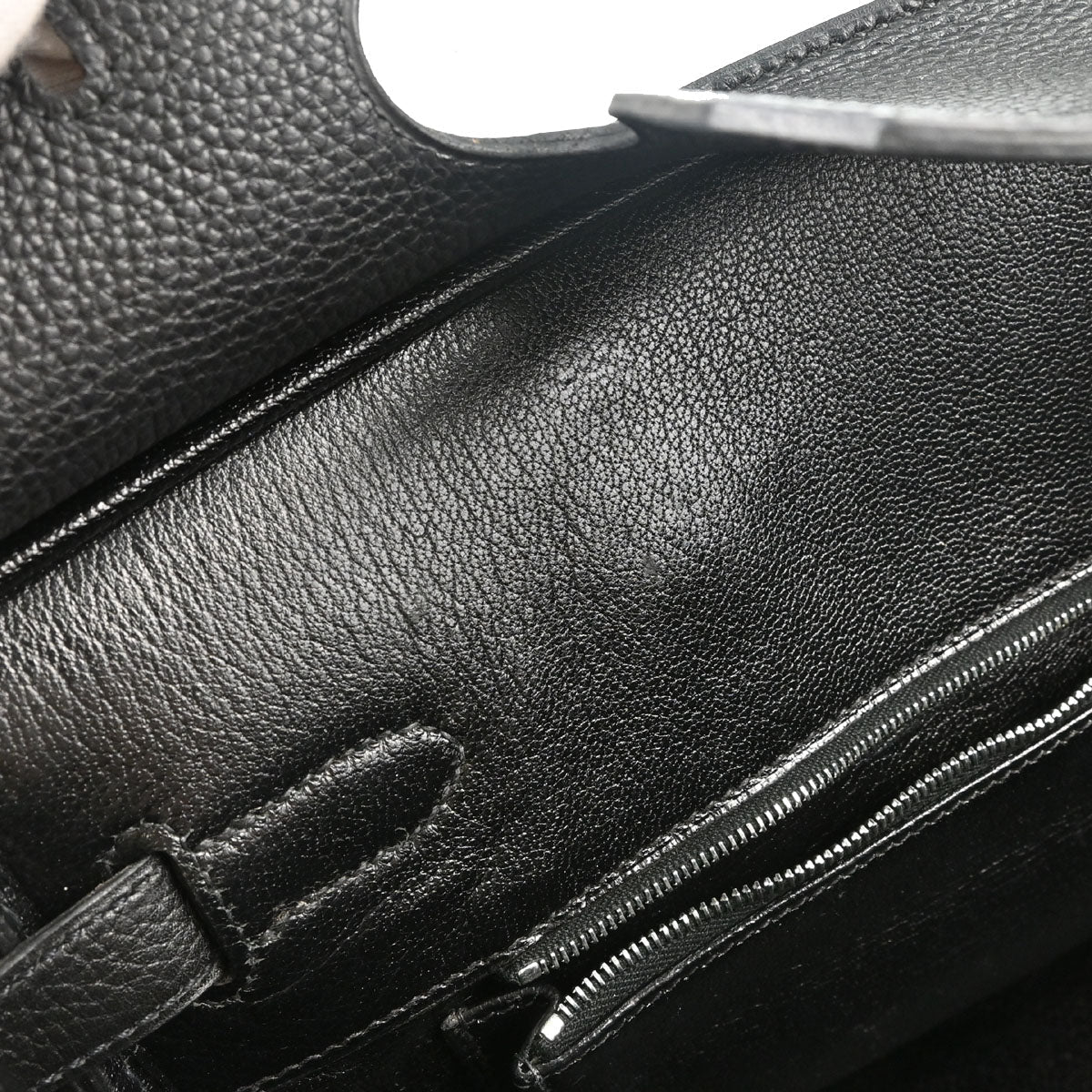 Hermes Black Taurillon Clemence Birkin 30 Handbag