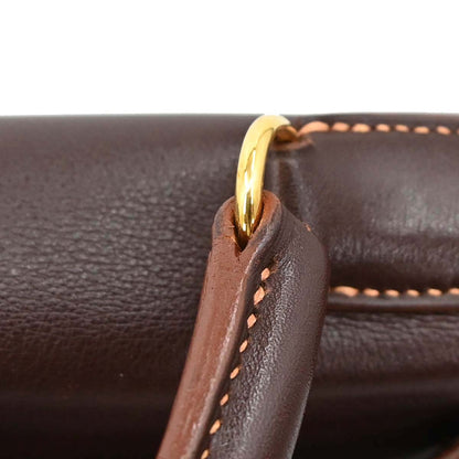 Hermes Havane Gulliver Kelly 28 Retourne 2way Shoulder Handbag