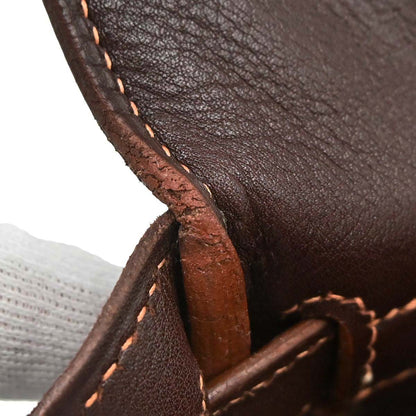 Hermes Havane Gulliver Kelly 28 Retourne 2way Shoulder Handbag