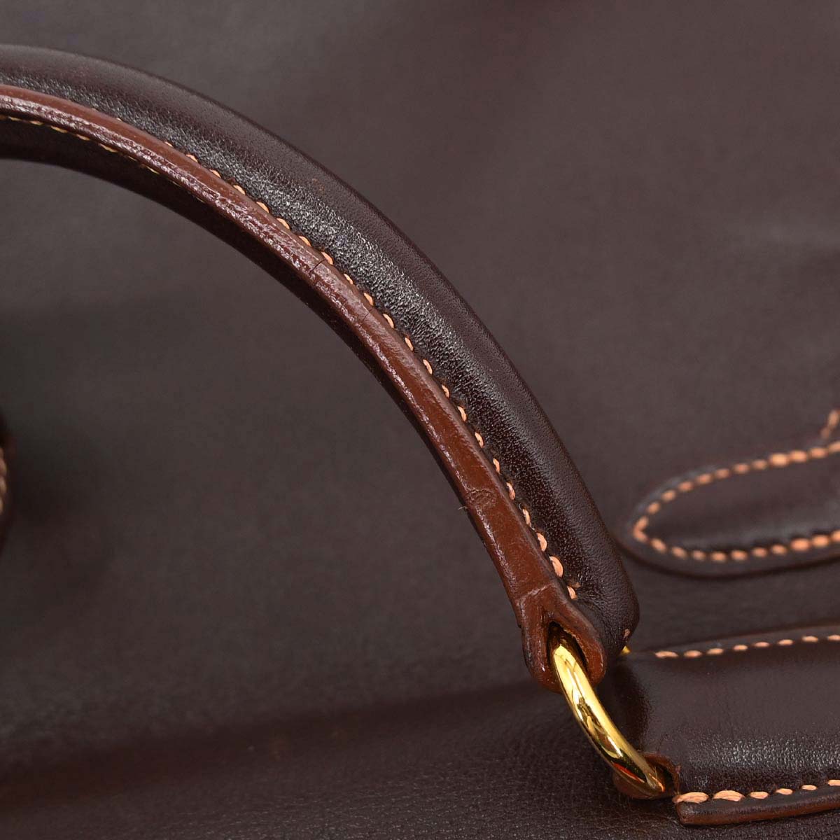 Hermes Havane Gulliver Kelly 28 Retourne 2way Shoulder Handbag