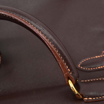 Hermes Havane Gulliver Kelly 28 Retourne 2way Shoulder Handbag