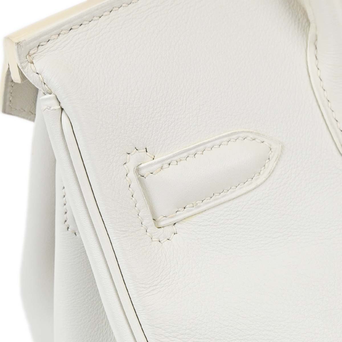 Hermes White Swift Birkin 30 Handbag