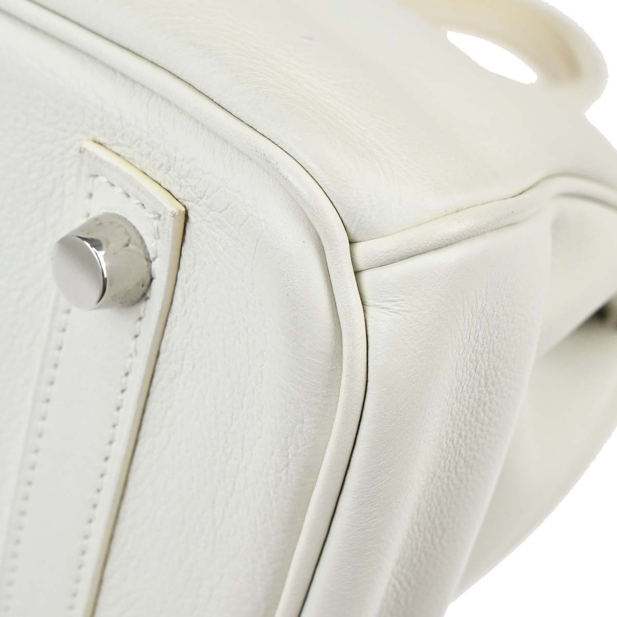 Hermes White Swift Birkin 30 Handbag