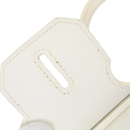 Hermes White Swift Birkin 30 Handbag