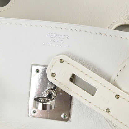 Hermes White Swift Birkin 30 Handbag