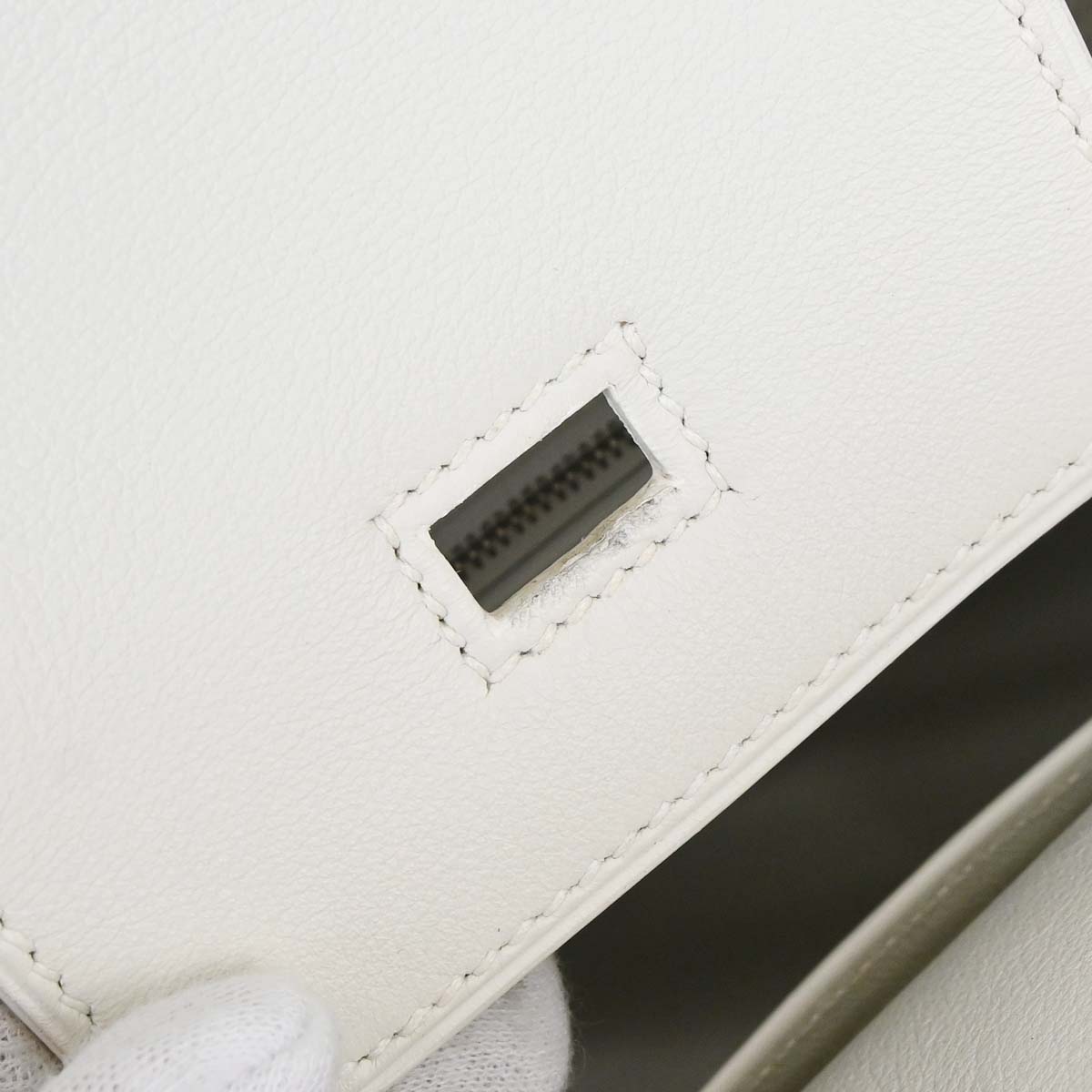 Hermes White Swift Birkin 30 Handbag