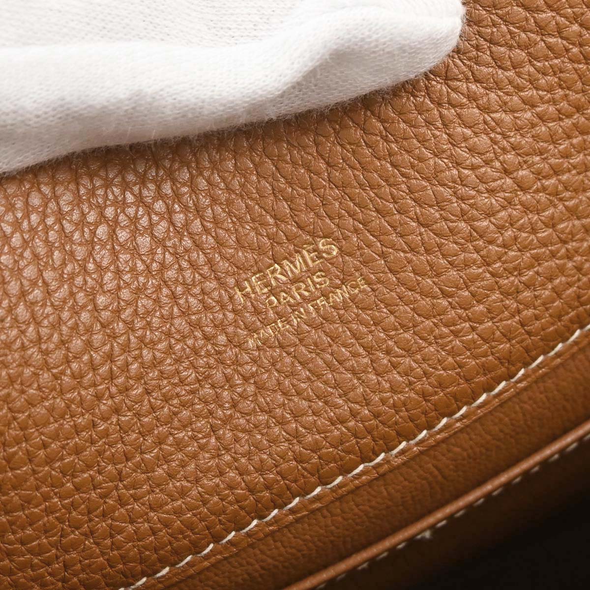 Hermes Gold Togo So Kelly 22 Shoulder Bag