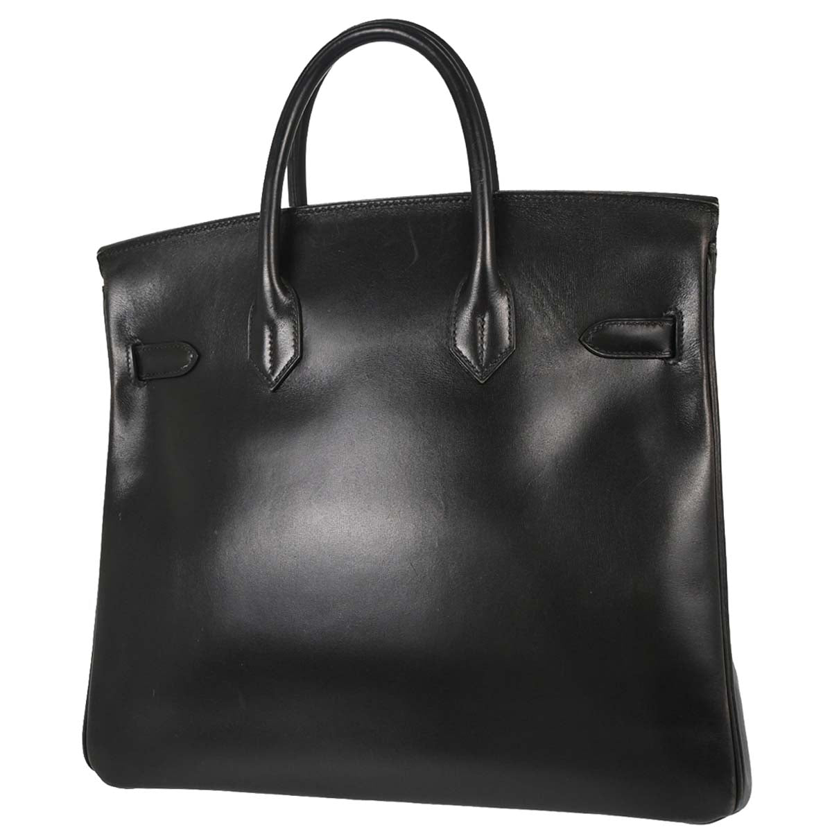 Hermes Black Box Calf HAC Haut a Courroies 32 Handbag