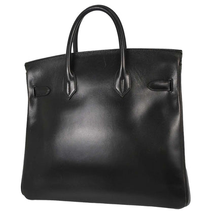 Hermes Black Box Calf HAC Haut a Courroies 32 Handbag