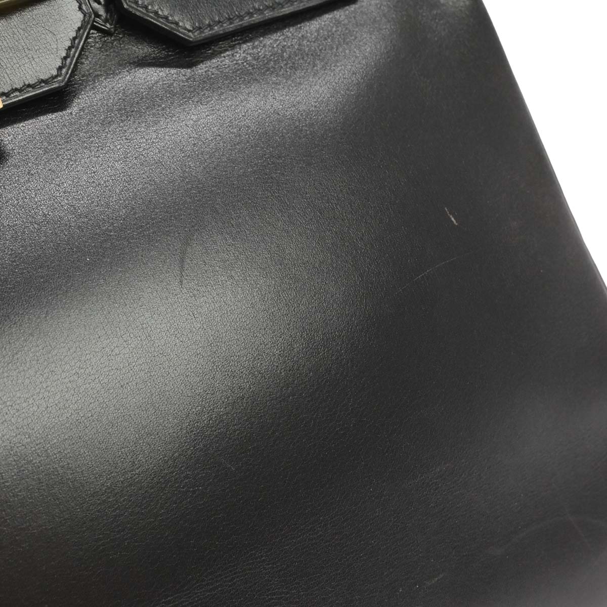 Hermes Black Box Calf HAC Haut a Courroies 32 Handbag