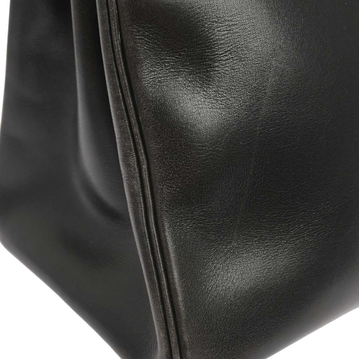 Hermes Black Box Calf HAC Haut a Courroies 32 Handbag