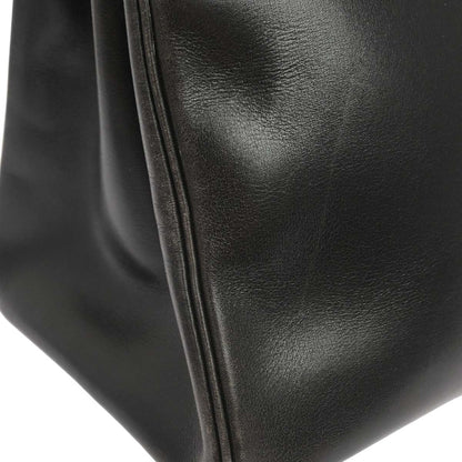 Hermes Black Box Calf HAC Haut a Courroies 32 Handbag