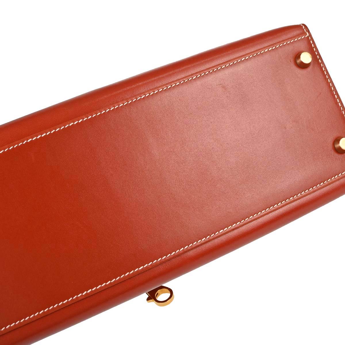 Hermes Etrusque Box Calf Kelly 32 Sellier 2way Shoulder Handbag