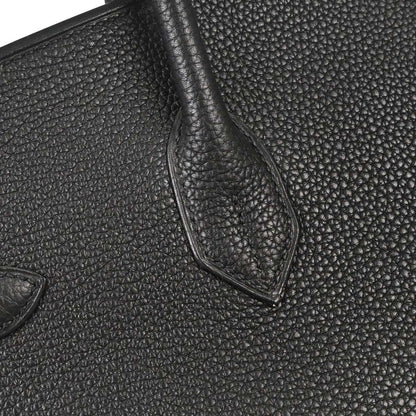 Hermes Black Togo Birkin 35 Handbag
