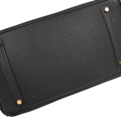 Hermes Black Togo Birkin 35 Handbag