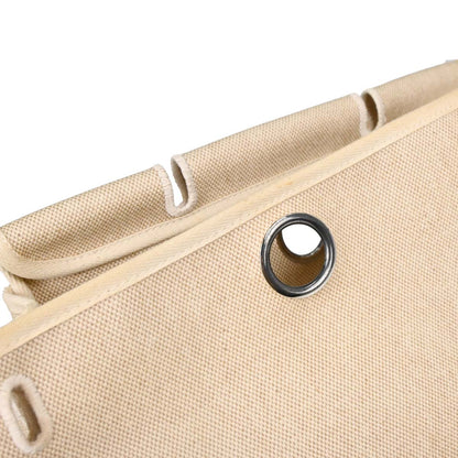 Hermes Beige Brown Toile H Herbag a Dos 2 in 1 Backpack