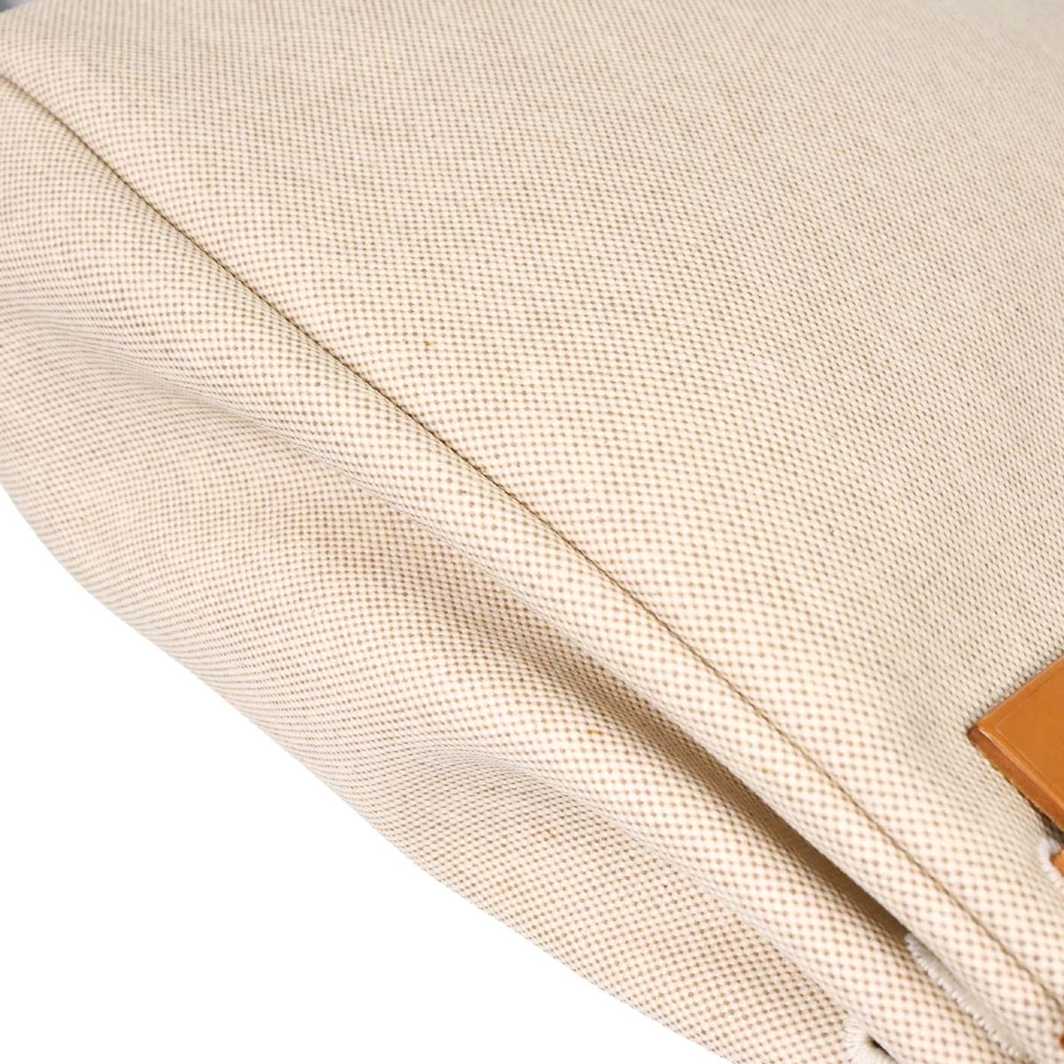 Hermes Beige Brown Toile H Herbag a Dos 2 in 1 Backpack