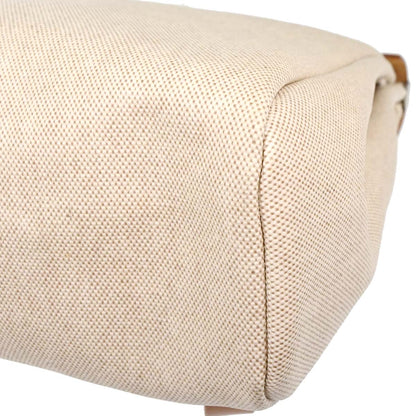 Hermes Beige Brown Toile H Herbag a Dos 2 in 1 Backpack