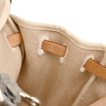 Hermes Beige Brown Toile H Herbag a Dos 2 in 1 Backpack