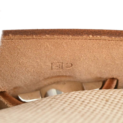 Hermes Beige Brown Toile H Herbag a Dos 2 in 1 Backpack