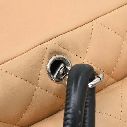 Chanel Beige Calfskin Cambon Ligne Reporter Bag Handbag