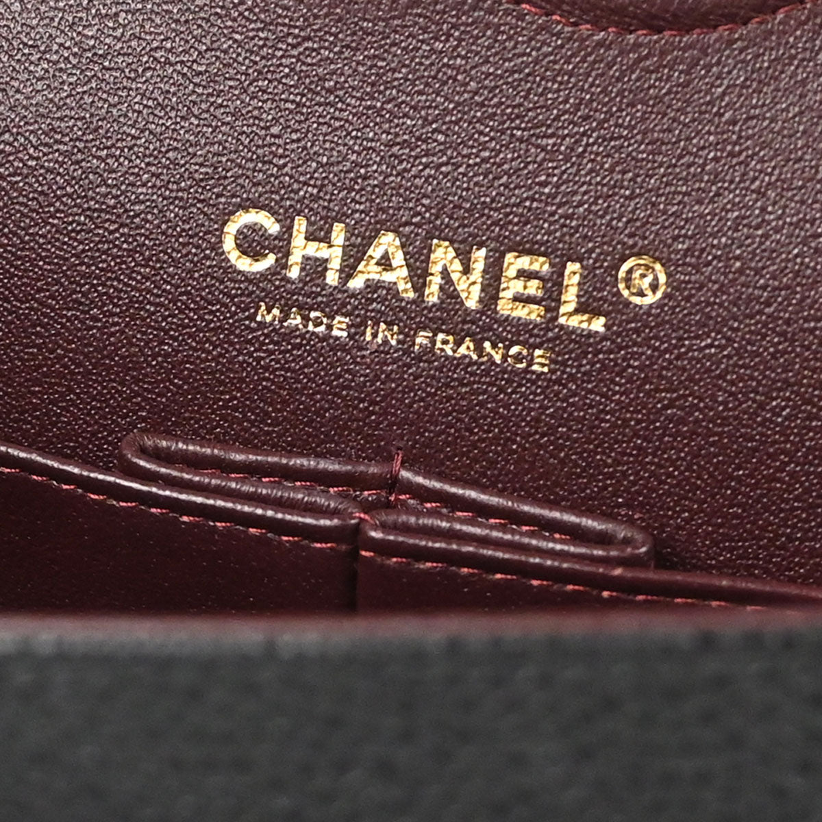 Chanel Black Caviar Skin Medium Classic Double Flap Shoulder Bag