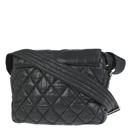 Chanel Black Quilted Nylon Coco Cocoon Messenger Shoulder Bag