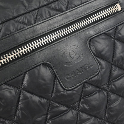 Chanel Black Quilted Nylon Coco Cocoon Messenger Shoulder Bag