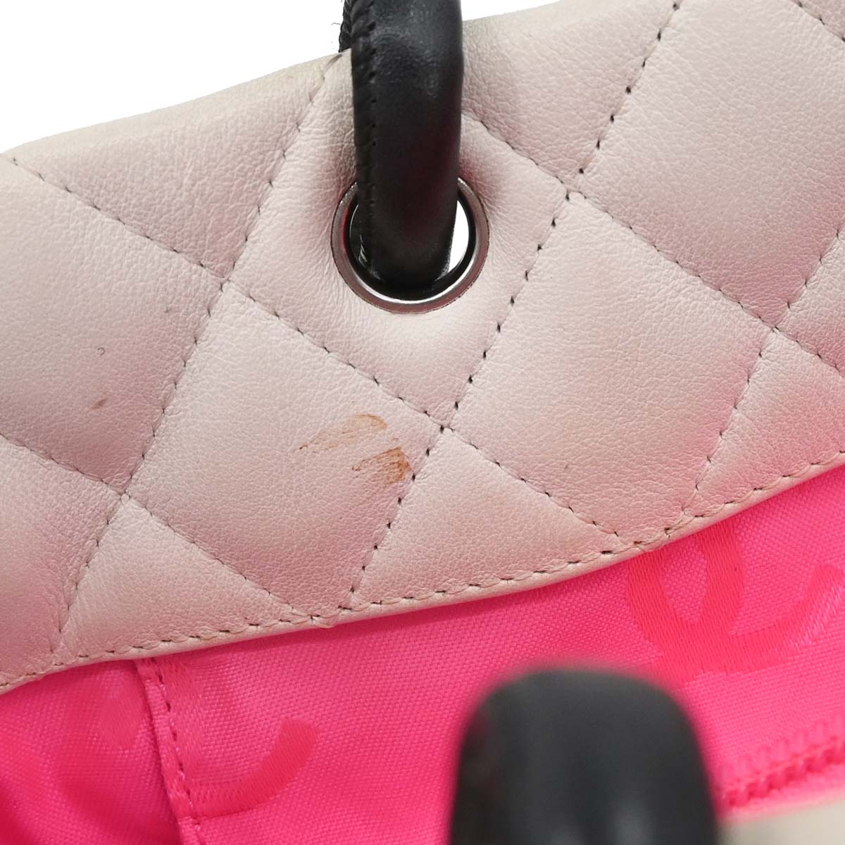 Chanel White Calfskin Cambon Ligne Tote Handbag