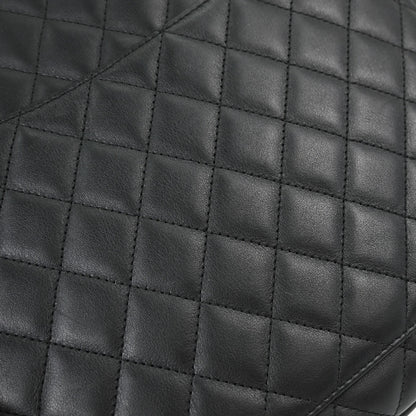Chanel 2004-2005 Black Calfskin Cambon Ligne Tote Handbag
