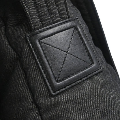 Chanel Black Canvas Coco Cocoon Messenger Shoulder Bag