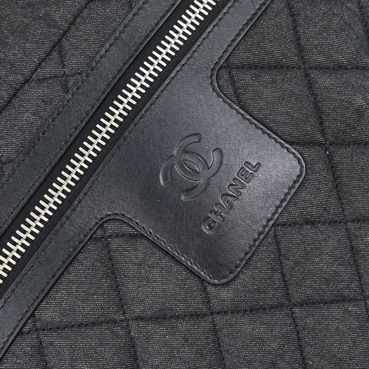 Chanel Black Canvas Coco Cocoon Messenger Shoulder Bag