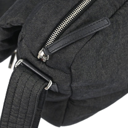 Chanel Black Canvas Coco Cocoon Messenger Shoulder Bag
