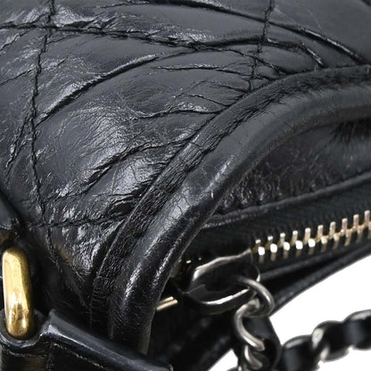 Chanel Black Calfskin Medium Gabrielle Shoulder Bag