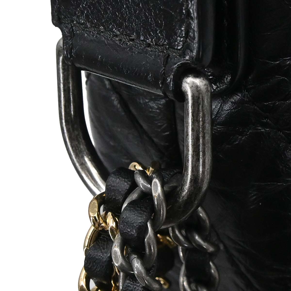 Chanel Black Calfskin Medium Gabrielle Shoulder Bag