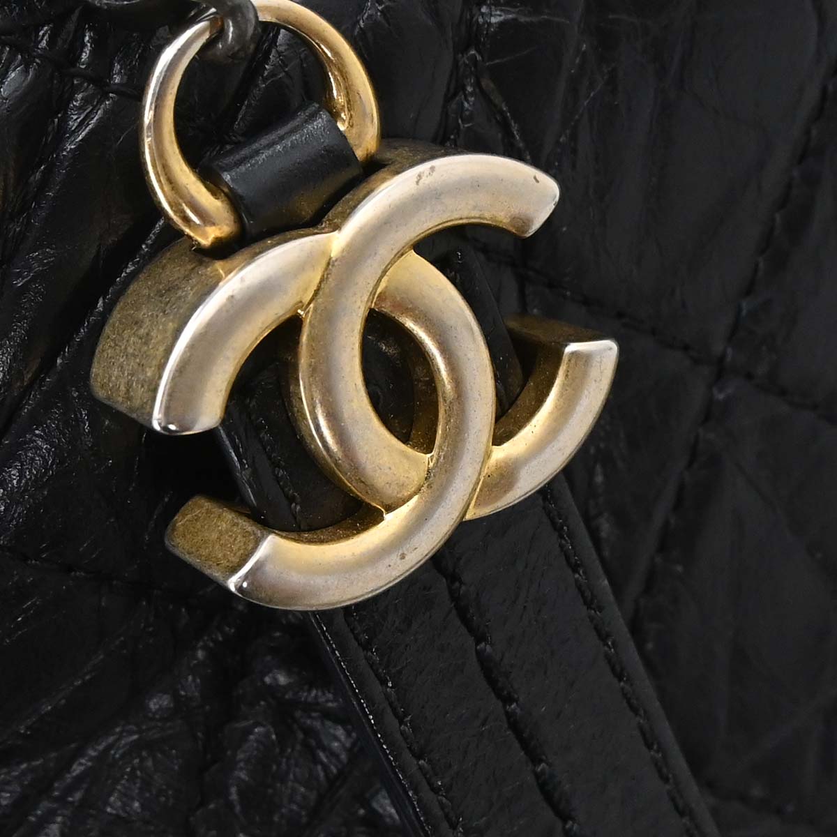 Chanel Black Calfskin Medium Gabrielle Shoulder Bag
