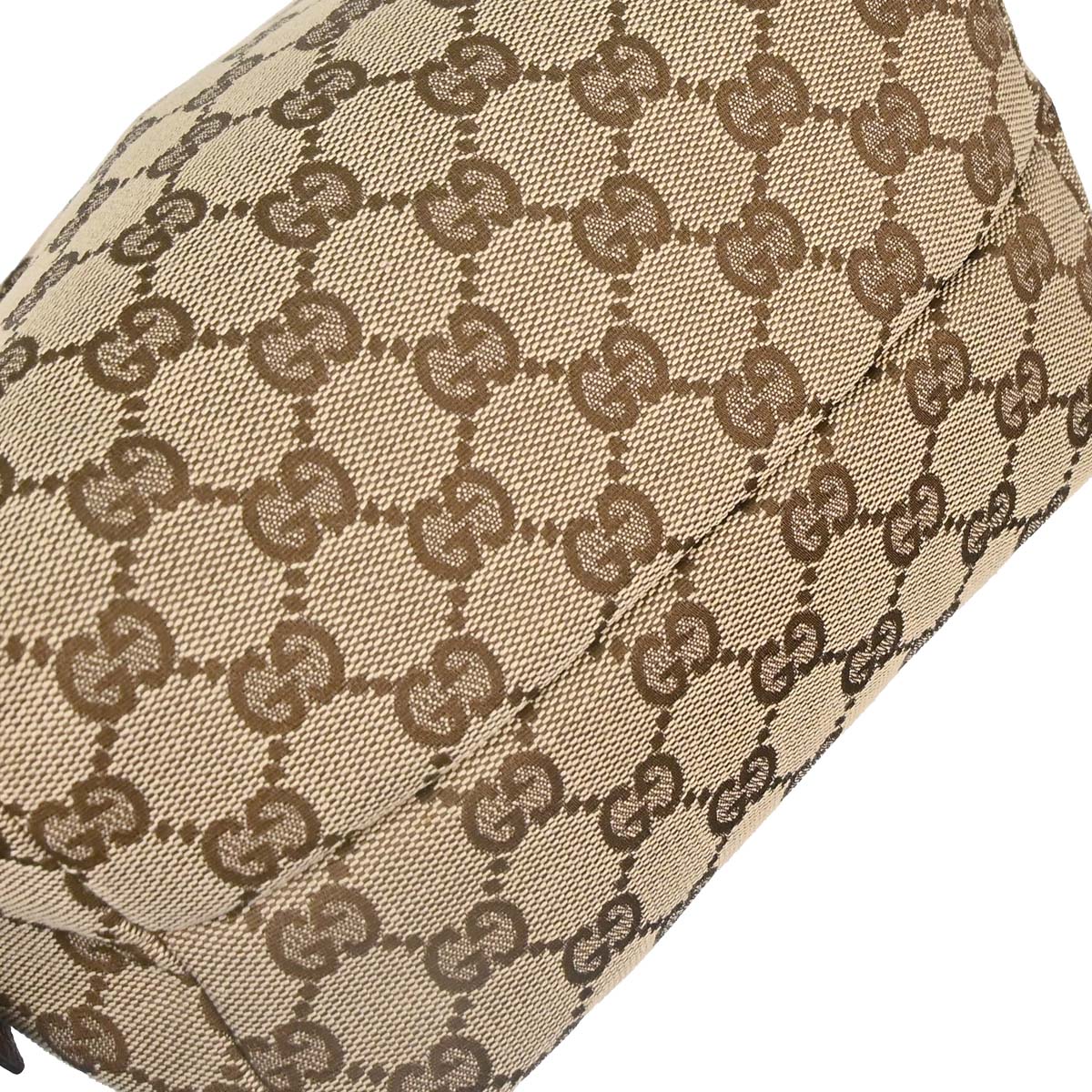 Gucci Beige Bordeaux Canvas GG Handbag