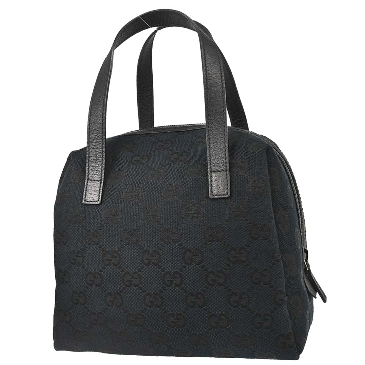 Gucci Black Canvas GG Handbag