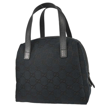 Gucci Black Canvas GG Handbag