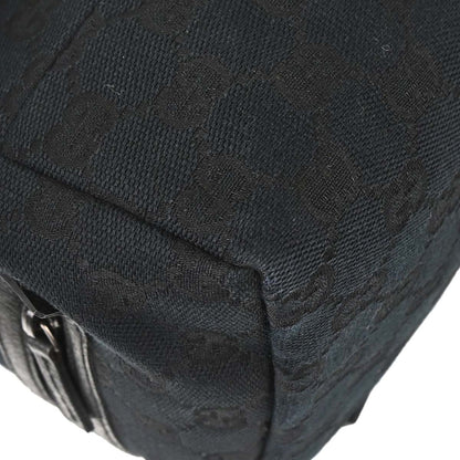 Gucci Black Canvas GG Handbag